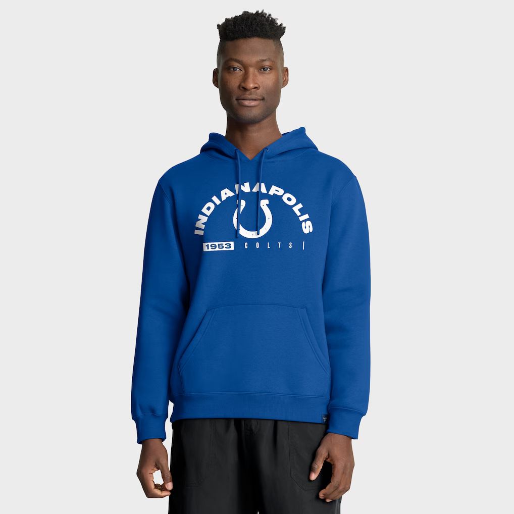 Men 2026 NFL Indianapolis Colts blue Hoodie hooded style 01
